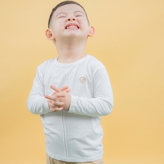 (6M-5Y) Bộ dài tay cài vai, ly giữa Bambus - BBB110109 | Quần áo BU Baby chính hãng