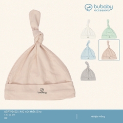 (1M-6M) Mũ nút thắt Siro - ASR192402 | Phụ kiện BU Baby Chính Hãng