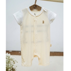 (1M-12M) Body ngắn tay cài vai, cài giữa cho bé yêu Molist - BMD230100 BMD230201| Quần áo BU Baby chính hãng
