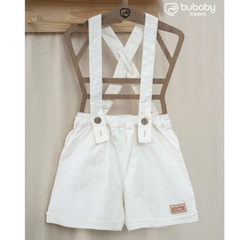 (6M-5Y) Quần yếm đùi Kaki cho bé trai  - BKK433200 | Quần áo BU Baby chính hãng