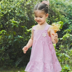 (6M-5Y) Váy 2 dây xòe tầng Cotton - BCT552900 | Quần áo BU Baby chính hãng