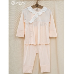 (1M-9M) Bộ dài tay cài chéo cổ bèo Siro cho bé - BSR1108CB | Quần áo BU Baby Chính hãng