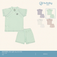 (1M-6M) Bộ ngắn tay cài chéo Siro - BSR130805 | Quần áo BU Baby chính hãng