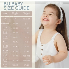 (6M-5Y) Bộ ngắn tay cùng quần yếm đùi cho bé BU Baby Bamco - BBC134300 | Quần áo Bubaby chính hãng