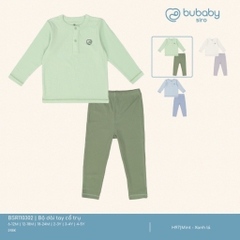 (6M-5Y) Bộ dài tay cổ trụ Siro - BSR110302 | Quần áo BU Baby chính hãng