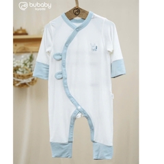 (NB-3M) Body dài tay cài chéo tai thỏ cho bé trai BU Baby Bambus - BBB210821 BBB210209 | Quần áo Bubaby chính hãng