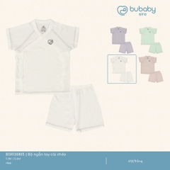 (1M-6M) Bộ ngắn tay cài chéo Siro - BSR130805 | Quần áo BU Baby chính hãng