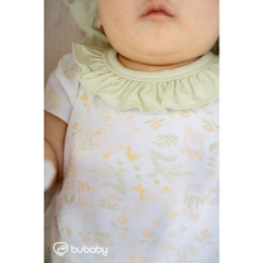 (1M-12M) Body chip ngắn tay cài sau bèo cổ BU Baby Bambus BBB2310BC | Quần áo Bubaby chính hãng
