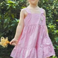 (6M-5Y) Váy 2 dây xòe tầng Cotton - BCT552900 | Quần áo BU Baby chính hãng