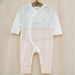 (NB-3M) Body dài tay cài chéo liền thân cho bé Molist - BMD210800 | Quần áo BU Baby chính hãng