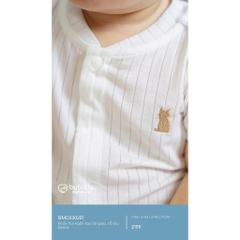 (1M-12M) Body ngắn tay cài vai, cài giữa cho bé yêu Molist - BMD230100 BMD230201| Quần áo BU Baby chính hãng