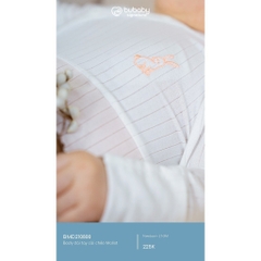 (NB-3M) Body dài tay cài chéo liền thân cho bé Molist - BMD210800 | Quần áo BU Baby chính hãng