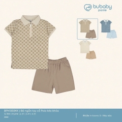 (6M-5Y) Bộ quần áo ngắn tay cổ Polo Ponie - BPN130312 BPN130313 BPN1303KK | Quần áo BU Baby chính hãng