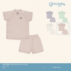 (1M-6M) Bộ ngắn tay cài chéo Siro - BSR130805 | Quần áo BU Baby chính hãng