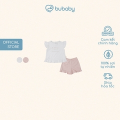 (6M-5Y) Bộ ngắn tay cài sau bèo gấu Bamco - BBC131000 | Quần áo BU Baby chính hãng