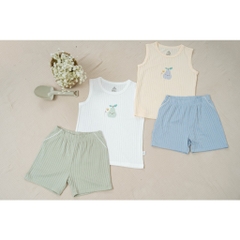 (6M-5Y) Bộ sát nách cổ tròn cho bé yêu Molist - BMD140403 | Quần áo BU Baby Chính hãng