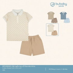 (6M-5Y) Bộ quần áo ngắn tay cổ Polo Ponie - BPN130312 BPN130313 BPN1303KK | Quần áo BU Baby chính hãng