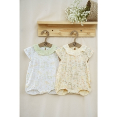 (1M-12M) Body chip ngắn tay cài sau bèo cổ BU Baby Bambus BBB2310BC | Quần áo Bubaby chính hãng