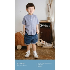 (6M-5Y)Áo ngắn tay, sơ mi, quần short đùi, short bò cho bé yêu BCT330100 BCT330200 BCT433200 BDE430002 | Quần áo BU Baby