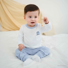 (6M-5Y) Bộ dài tay cài vai cho mùa Thu nhẹ Bubaby Molist BMD110100| Quần áo Bubaby chính hãng