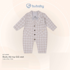 (1-12M) Body Bubaby Cotton cho bé trai bé gái BCT215800 BCT2101A1 BCT2102PP| Quần áo BU Baby chính hãng