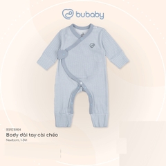 (1M-12M) Body dài tay cho bé Bubaby Siro Stripy BSR210805 BSR210804 BSR210202 BSR110205 | Quần áo BU Baby chính hãng