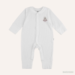 (NB-3M) Body dài tay cài giữa Bao tay chân Lật ấm áp cho mùa thu nhẹ Bubaby Molist BMD210200 | Quần áo chính hãng