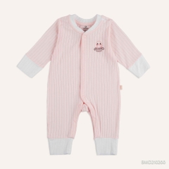 (NB-3M) Body dài tay cài giữa Bao tay chân Lật ấm áp cho mùa thu nhẹ Bubaby Molist BMD210200 | Quần áo chính hãng