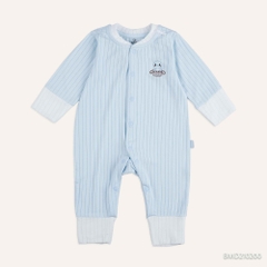 (NB-3M) Body dài tay cài giữa Bao tay chân Lật ấm áp cho mùa thu nhẹ Bubaby Molist BMD210200 | Quần áo chính hãng