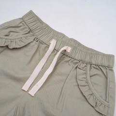 (12M-5Y) Quần short, Quần đùi túi bèo Kaki cho bé gái - BCT4331TB | Quần áo BU Baby chính hãng