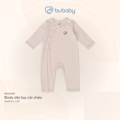 (1M-12M) Body dài tay cho bé Bubaby Siro Stripy BSR210805 BSR210804 BSR210202 BSR110205 | Quần áo BU Baby chính hãng