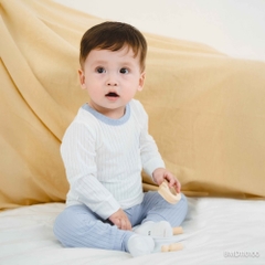 (6M-5Y) Bộ dài tay cài vai cho mùa Thu nhẹ Bubaby Molist BMD110100| Quần áo Bubaby chính hãng