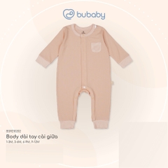 (1M-12M) Body dài tay cho bé Bubaby Siro Stripy BSR210805 BSR210804 BSR210202 BSR110205 | Quần áo BU Baby chính hãng