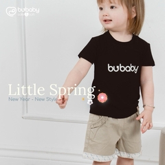 (12M-5Y) Quần short, Quần đùi túi bèo Kaki cho bé gái - BCT4331TB | Quần áo BU Baby chính hãng