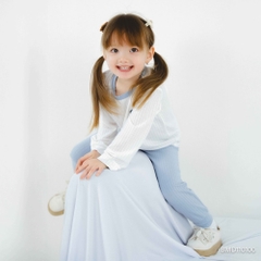 (6M-5Y) Bộ dài tay cài vai cho mùa Thu nhẹ Bubaby Molist BMD110100| Quần áo Bubaby chính hãng