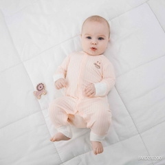 (NB-3M) Body dài tay cài giữa Bao tay chân Lật ấm áp cho mùa thu nhẹ Bubaby Molist BMD210200 | Quần áo chính hãng