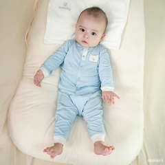 (1M-9M) Bộ dài tay cài giữa Thu êm cho bé trai bé gái Bubaby Bambus BBB110211 | Quần áo chính hãng