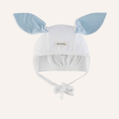 Mũ Bonnet sơ sinh tai thỏ Bambus BU Baby ABB194302 | Phụ kiện chính hãng