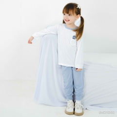 (6M-5Y) Bộ dài tay cài vai cho mùa Thu nhẹ Bubaby Molist BMD110100| Quần áo Bubaby chính hãng