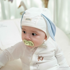 Mũ Bonnet sơ sinh tai thỏ Bambus BU Baby ABB194302 | Phụ kiện chính hãng