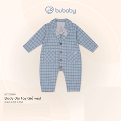 (1-12M) Body Bubaby Cotton cho bé trai bé gái BCT215800 BCT2101A1 BCT2102PP| Quần áo BU Baby chính hãng