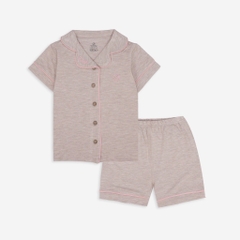 (12M-5Y) Bộ Quần Áo Bubaby cho bé mặc nhà, Bộ Pyjamas cộc tay chất liệu Sợi Tre - BBB130204 | Quần áo BU Baby chính hãng