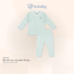 (1M-12M) Body dài tay cho bé Bubaby Siro Stripy BSR210805 BSR210804 BSR210202 BSR110205 | Quần áo BU Baby chính hãng