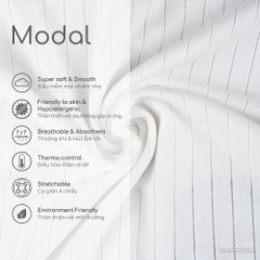 (6M-5Y) Bộ dài tay cài vai cho mùa Thu nhẹ Bubaby Molist BMD110100| Quần áo Bubaby chính hãng