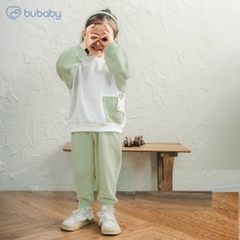 (6M-5Y) Bộ dài tay thu đông Bubaby Cotton - BCT110409 BCT1106IM | Quần áo BU Baby chính hãng