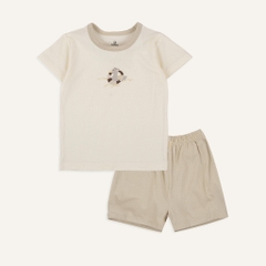 (6M-5Y) Bộ ngắn tay cổ tròn Bubaby Siro - BSR130406 | Quần áo BU Baby chính hãng