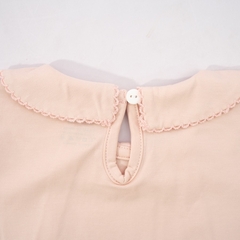 (1M-12M) Body chip ngắn tay cổ Peterpan Bubaby Bamco - BBC230300 | Quần áo BU Baby chính hãng