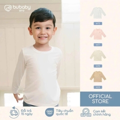 (6M-5Y) Quần legging dài + Áo dài tay cho bé trai bé gái Bubaby Siro BSR410005 | Quần áo chính hãng