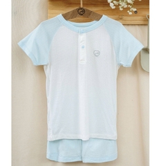 (6M-5Y) Bộ quần áo ngắn tay cổ trụ bé trai bé gái Bubaby Siro - BSR130305 BSR130306 | Quần áo BU Baby chính hãng