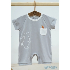 (1M-12M) Body đùi ngắn tay cài sau Bubaby Bamco - BBC231002 | Quần áo BU Baby chính hãng